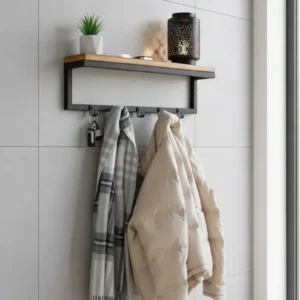 Porte Manteau mural 2 en 1